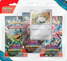 Load image into Gallery viewer, Pokemon Scarlet and Violet SV6 Twilight Masquerade 3-Pack Blister
