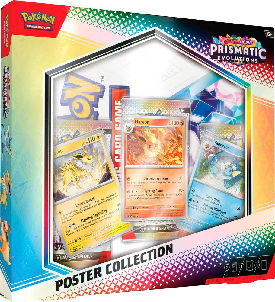 Pokemon SV8.5 Prismatic Evolutions Poster Collection - Pre-Order