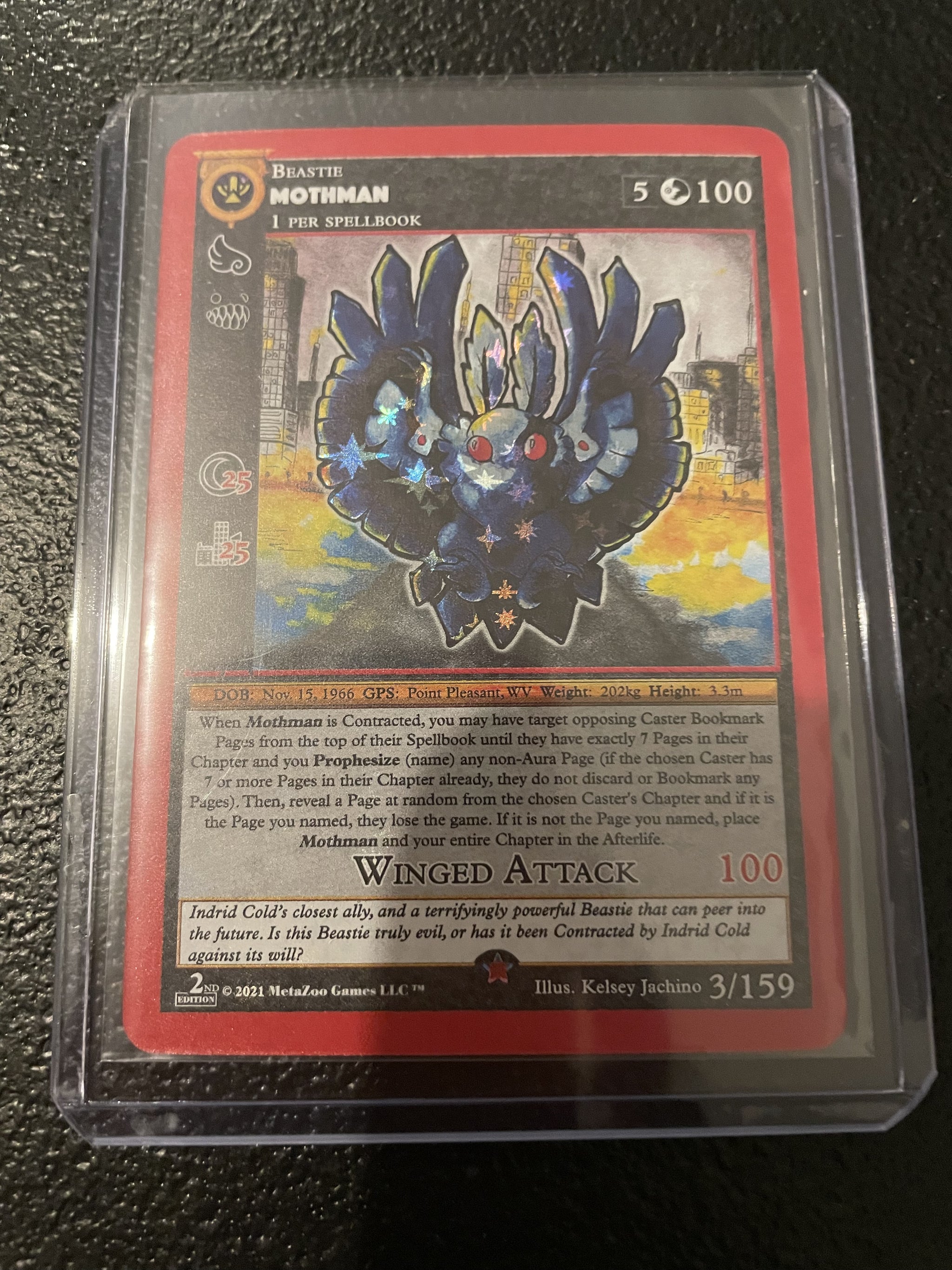 Metazoo 2024 Mothman Holo CN1 3/ 159 NM