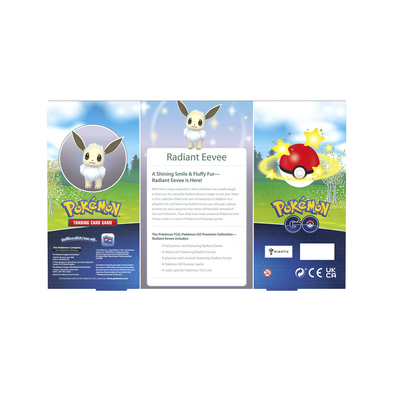 Popular Pokemon go etb and Radiant Eevee