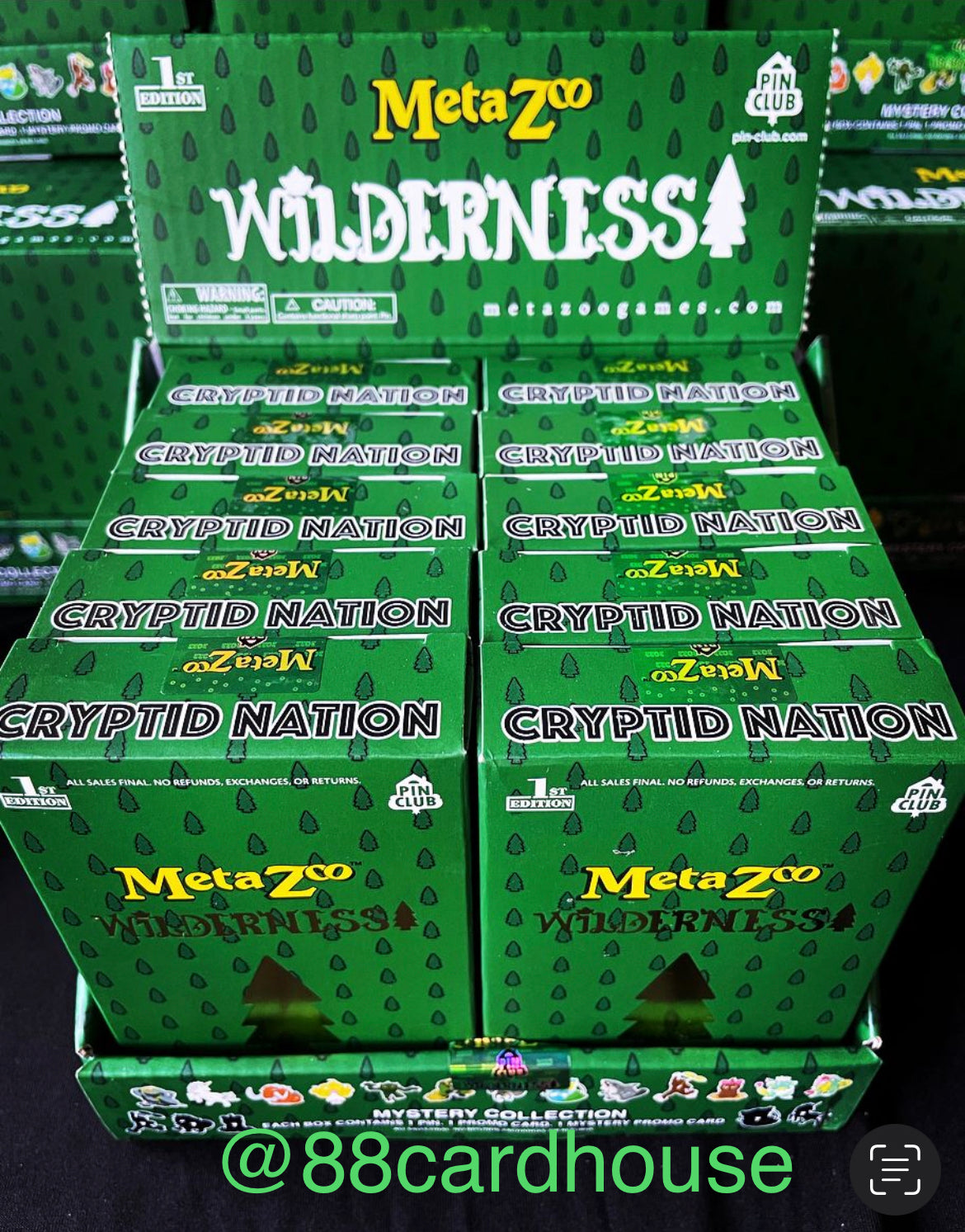 METAZOO offers WILDERNESS PIN SEALED CASE WITH 10 PINS